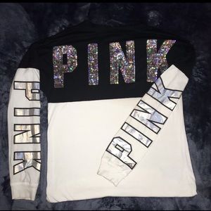 SOLD Victoria’s Secret PINK Long Sleeve Campus Tee